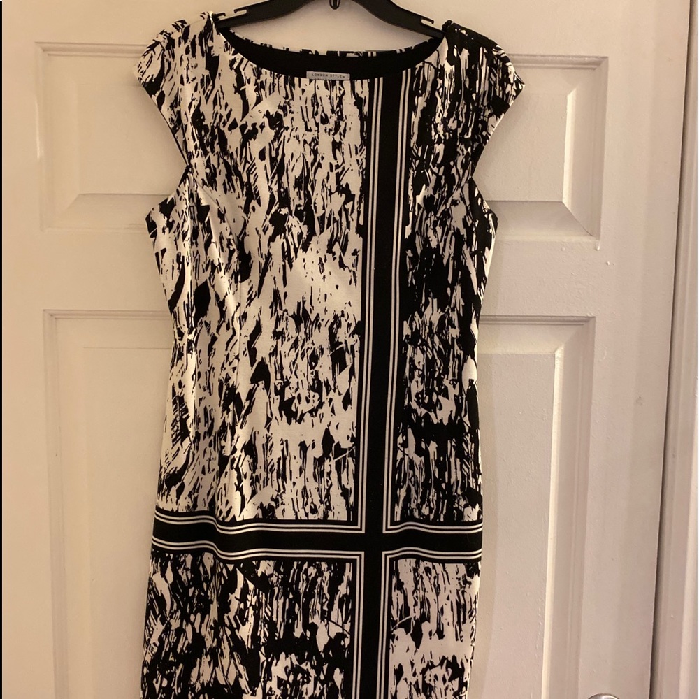 Adorable black & white dress
